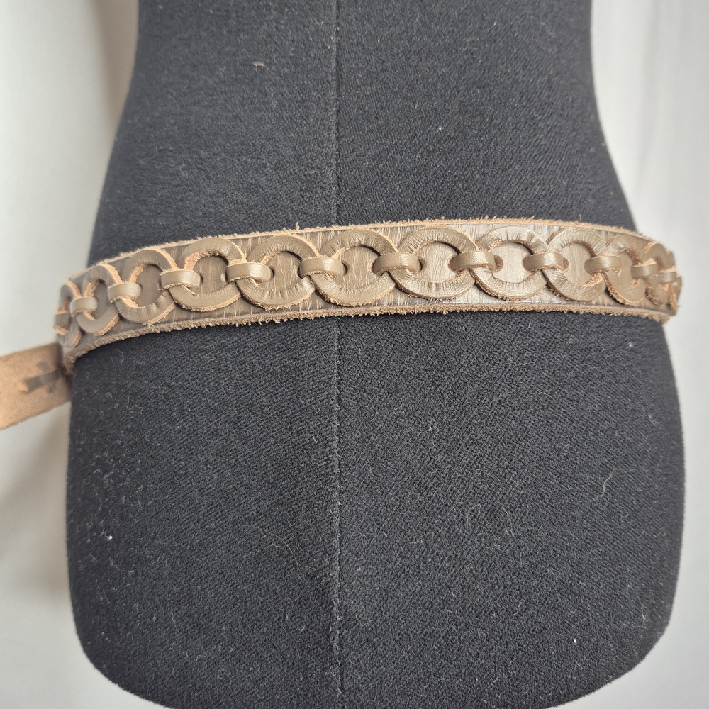 Amsterdam Heritage "Anisa" Skinny Leather Belt - Size S - Picture 14 of 16